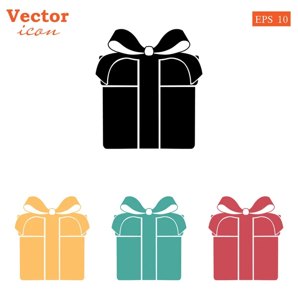 Iconos de caja de regalo — Vector de stock