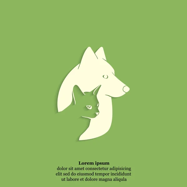 kedi ve köpek kutsal kişilerin resmi logosu