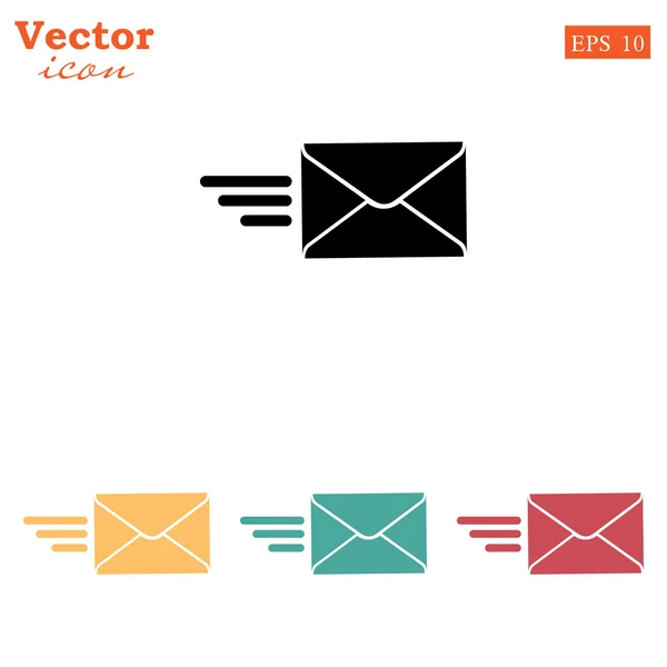 Иконки почтовых конвертов — стоковый вектор