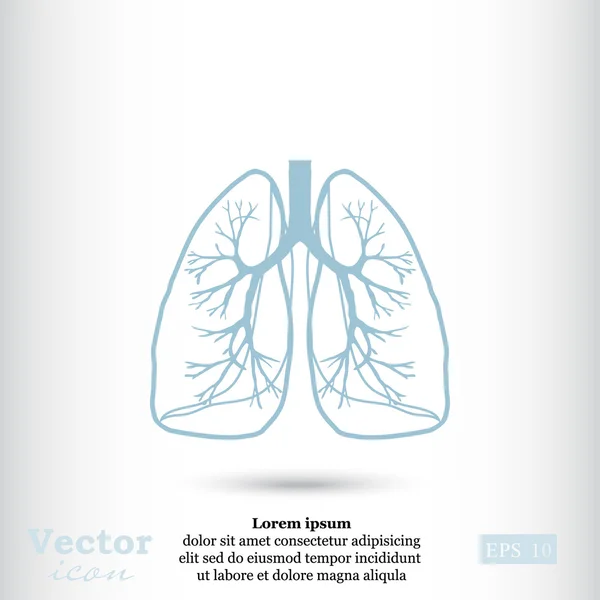 İnsan akciğerleri simgesi