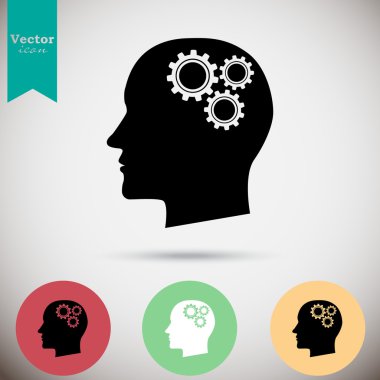 kafa Dişli tekerlekleri simgeleri ile