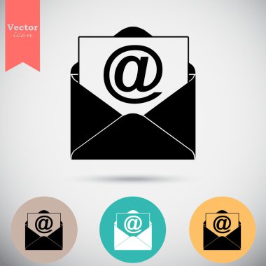 Posta zarf Icons set