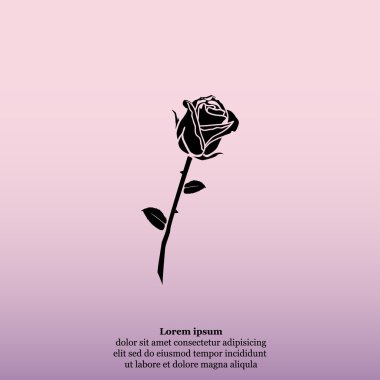 gül çiçeği simgesi