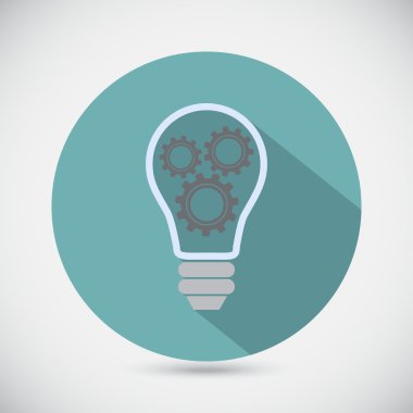 ampul dişli tekerlek simgesiyle