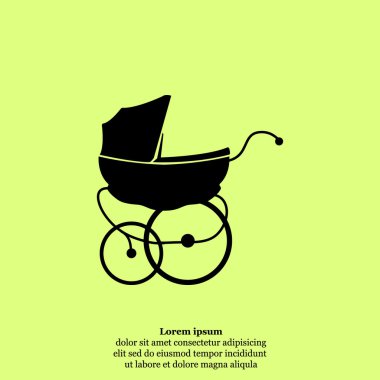 Bebek arabası simgesi
