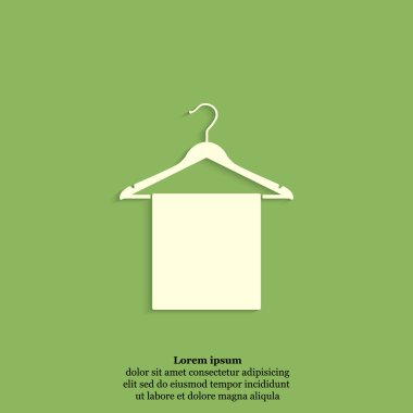 Askı havlu simgesiyle