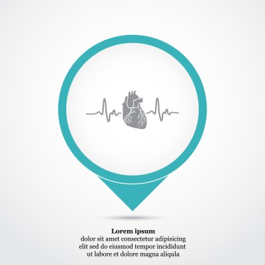 kalp Elektrokardiyogram simgesi