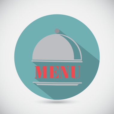 Restoran menü simgesini logosu