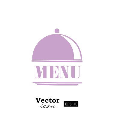 Restoran menü simgesini logosu