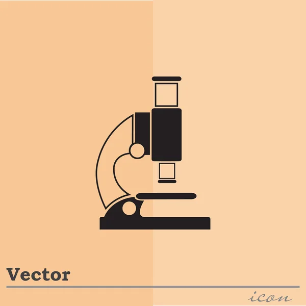 Labormikroskop-Ikone — Stockvektor