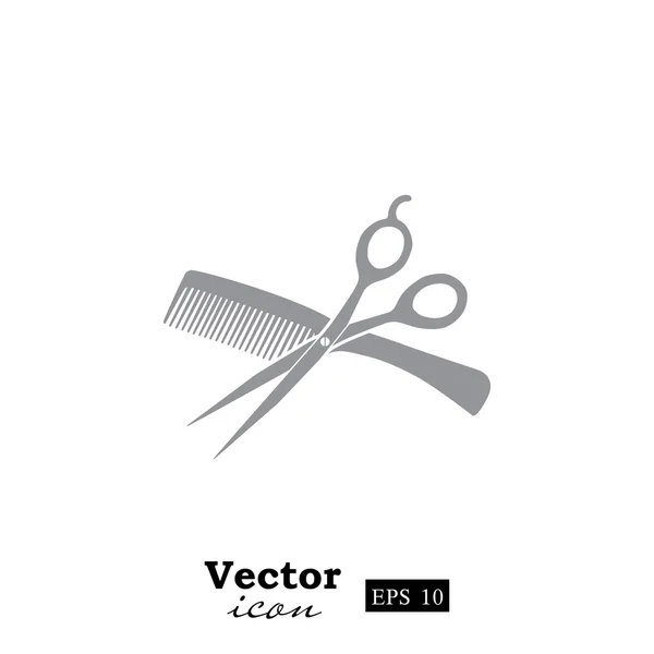 Peluquería icono del salón — Vector de stock