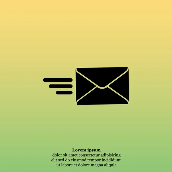Ícone envelope de correio —  Vetores de Stock