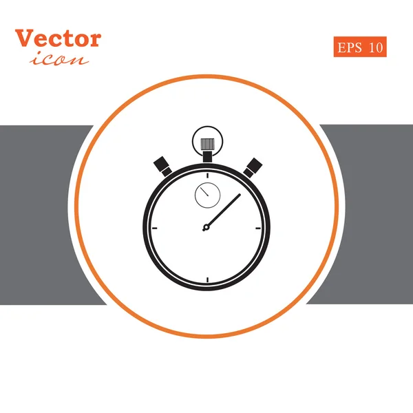 Ikona mechanické stopky — Stockový vektor