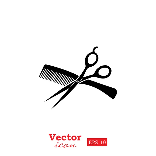 Peluquería icono del salón — Vector de stock