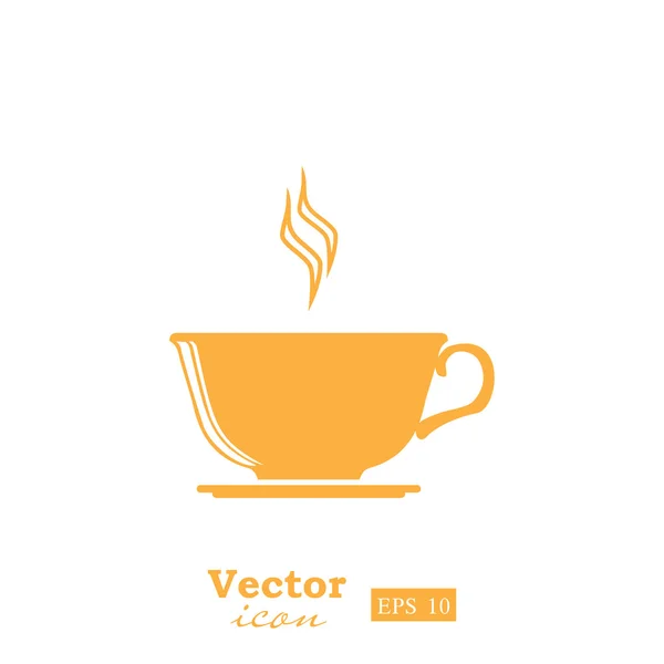Šálek čaje, káva ikony — Stockový vektor