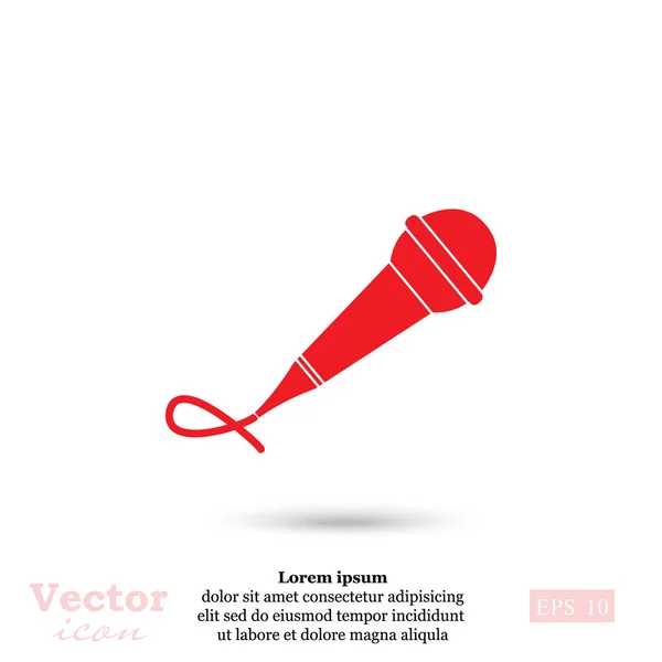 Icono del micrófono de voz — Vector de stock