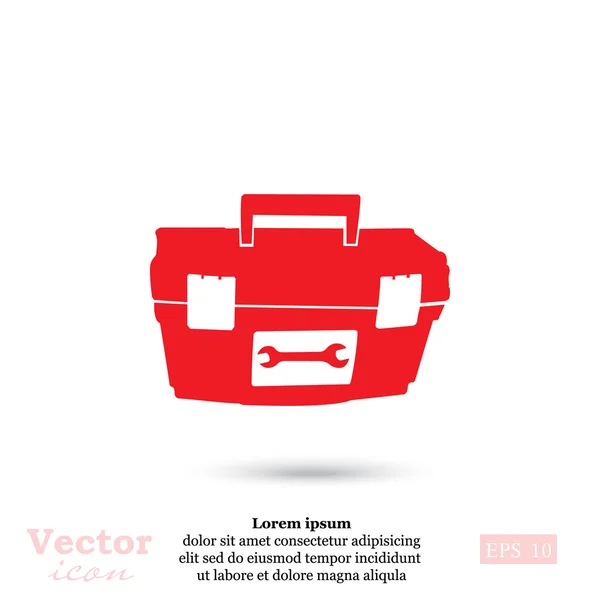Reparar icono de caja de herramientas — Vector de stock