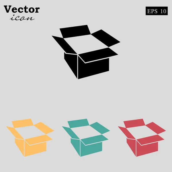 Kartong Ikon — Stock vektor