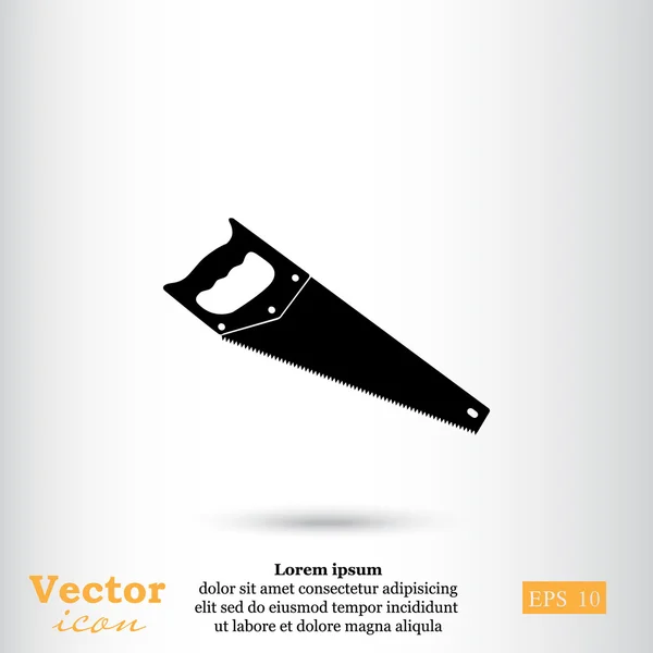 Icône d'outil de scie à métaux — Image vectorielle
