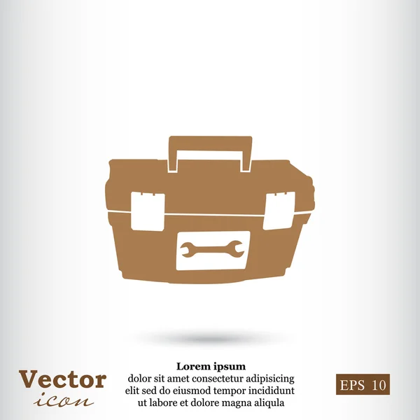 Reparar icono de caja de herramientas — Vector de stock