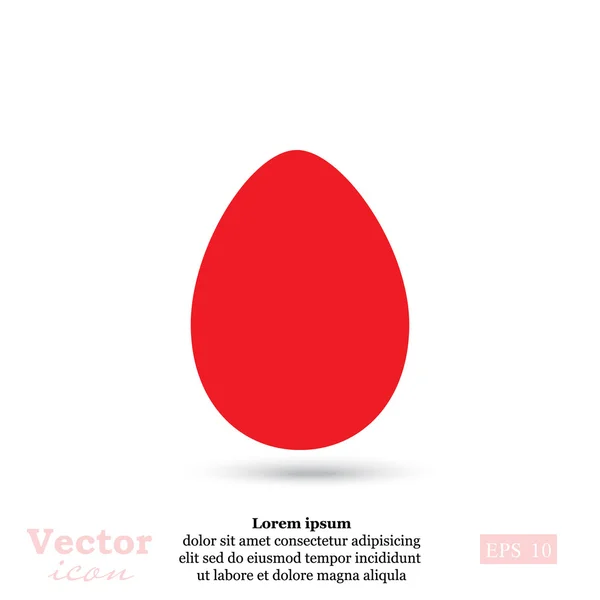 Csirke tojás ikon — Stock Vector