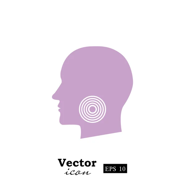 Ikona v krku — Stockový vektor