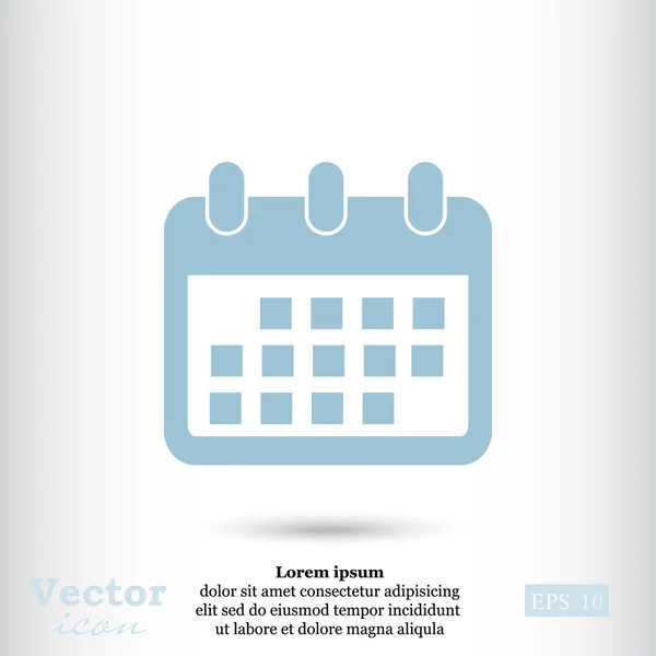 Business calendar icon — Stock Vector
