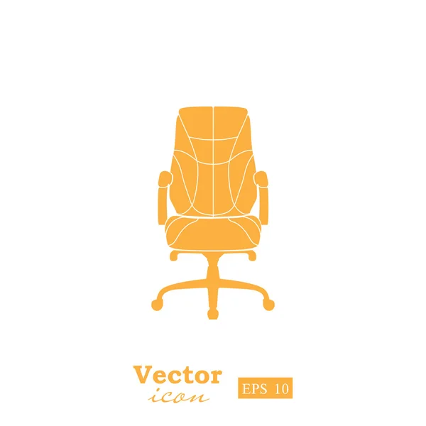 Oficina sillón icono — Vector de stock