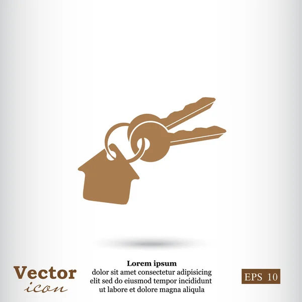 Иконка ключей — стоковый вектор