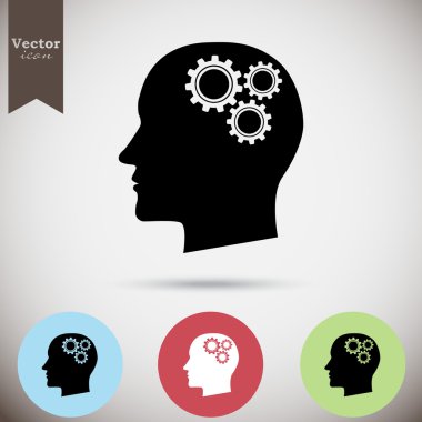 kafa Dişli tekerlekleri simgeleri ile