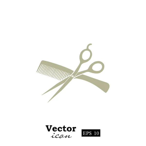 Peluquería icono del salón — Vector de stock