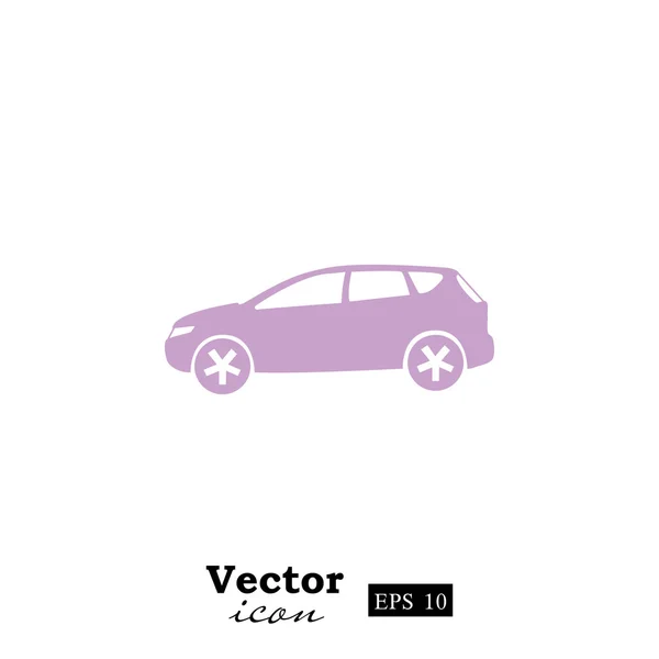 Modern suv car icon — Stock Vector