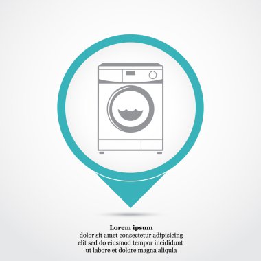 çamaşır makinesi simgesi