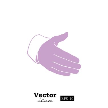 iş el sıkışma simgesi