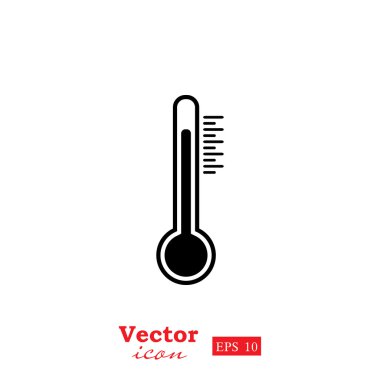 sıcaklık, termometre simgesi