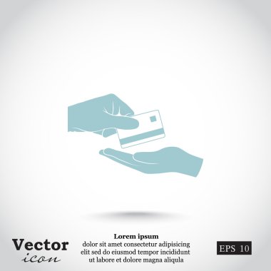 Kredi kartı ödeme simgesi