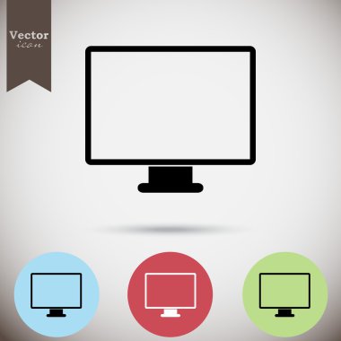 bilgisayar monitörü Icons set
