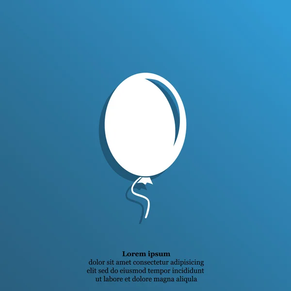 Hava balonu simgesi — Stok Vektör