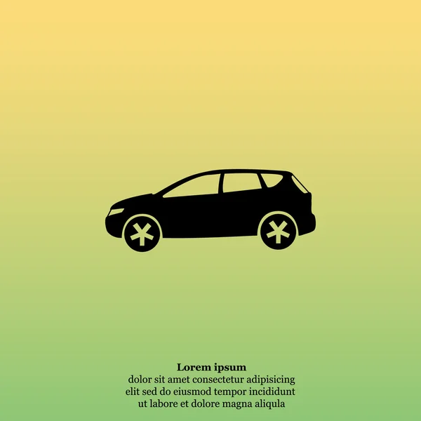 Сучасна іконка автомобіля — стоковий вектор