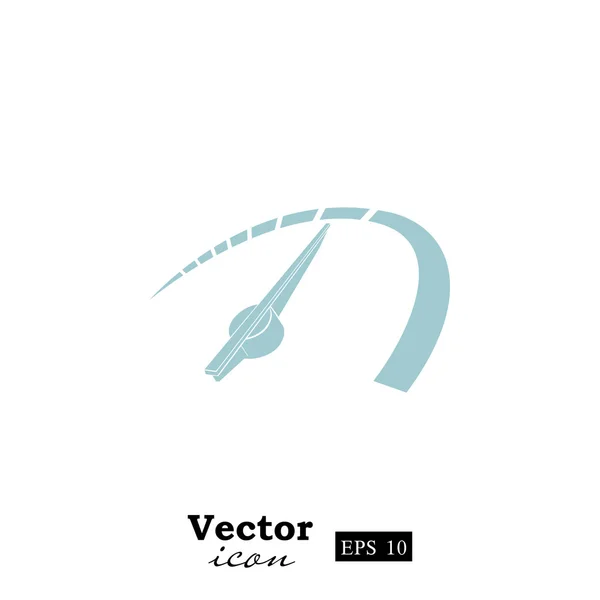 Ikona rychloměr vozu — Stockový vektor