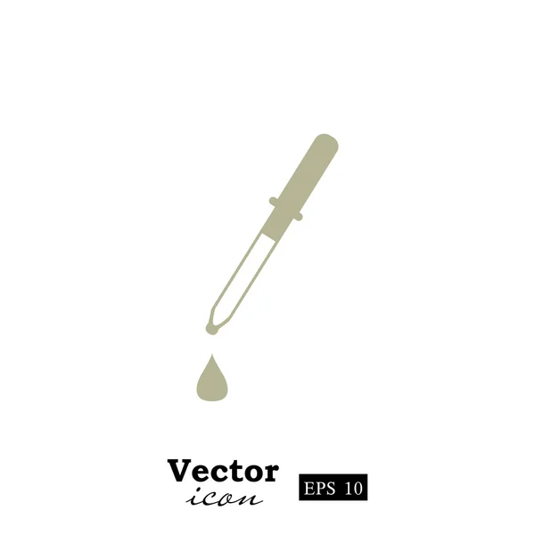 Medical dropper icon — Stock Vector