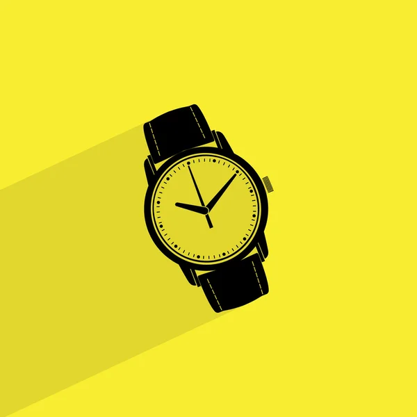 Náramkové hodinky ikona — Stockový vektor