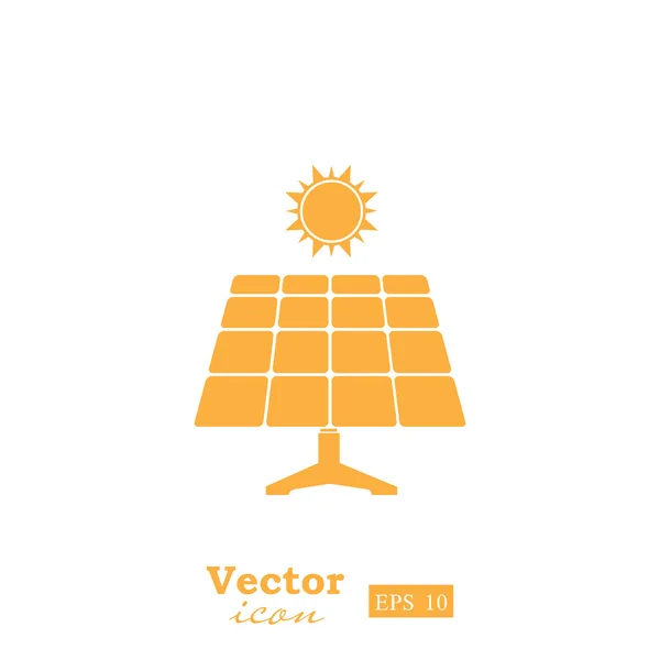 Icono del panel solar — Vector de stock