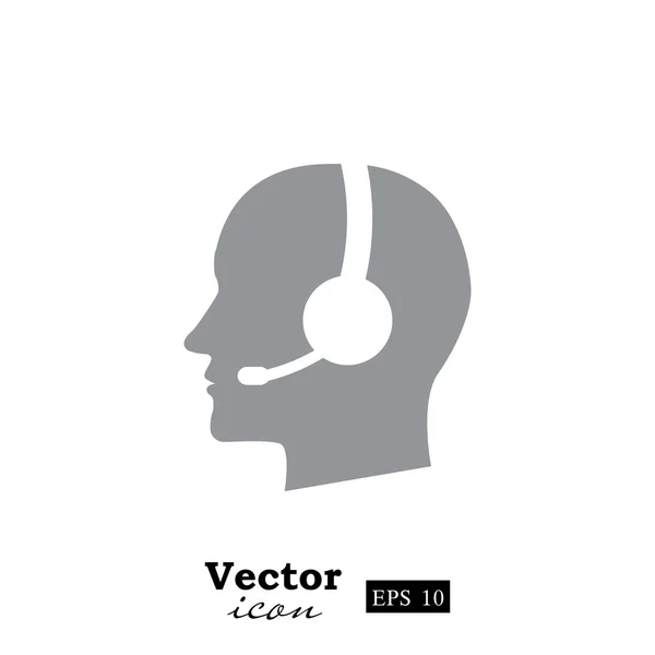 Ikone der Kundenbetreuung — Stockvektor