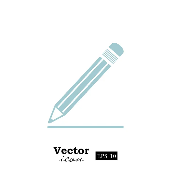 Blyertsteckning, redigera ikon — Stock vektor