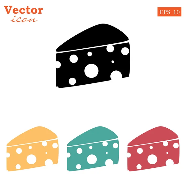 Kus sýra ikony set — Stockový vektor