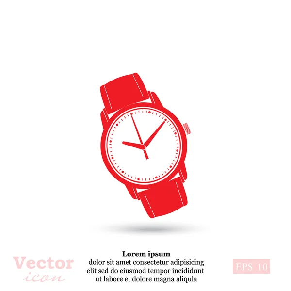 Icono del reloj de muñeca — Archivo Imágenes Vectoriales