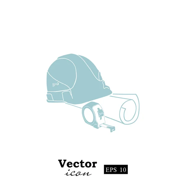 Icône du génie construction — Image vectorielle