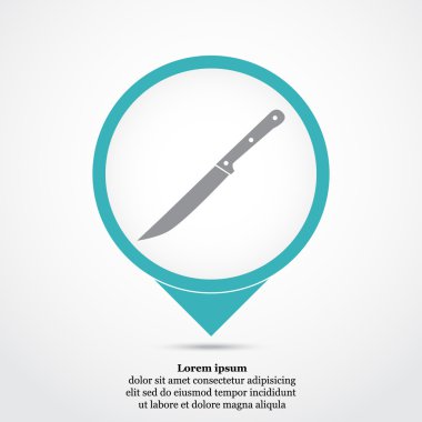 Mutfak bıçağı simgesi