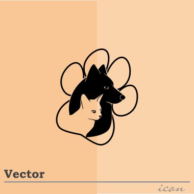 kedi ve köpek kutsal kişilerin resmi logosu